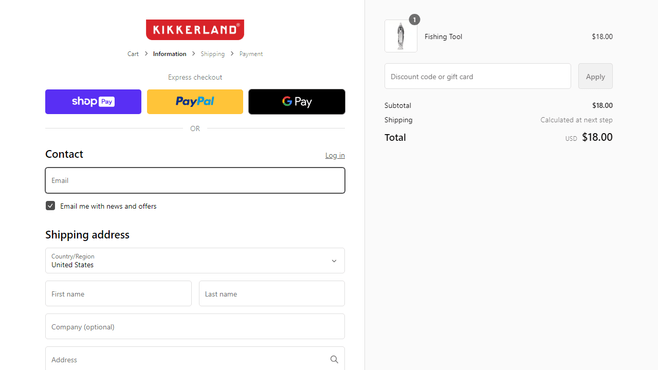How to apply Kikkerland coupon code